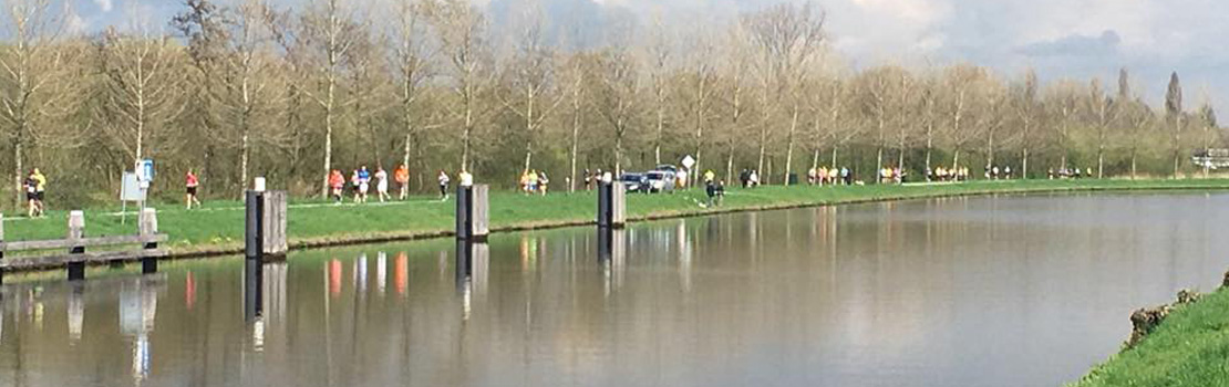 Aantal deelnemers Vrijstad Vianen Loop langs de rivier
